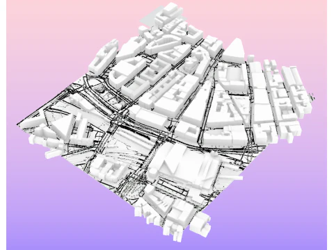 TopoExport Hamburg dxf dwg 3D Model