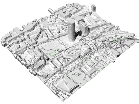 TopoExport Jena dxf dwg 3D-Modell
