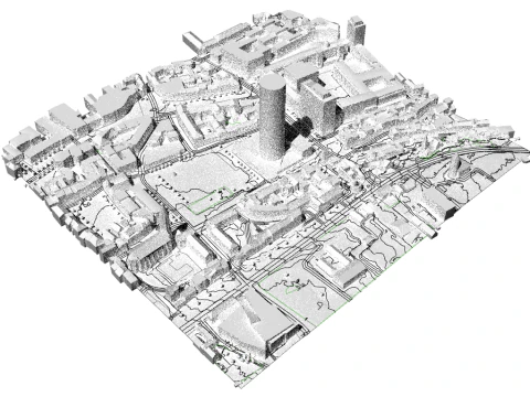 TopoExport Jena dxf dwg 3D Model