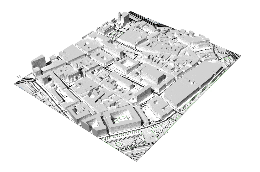 TopoExport Leipzip dxf dwg 3D Model .c4d .max .obj .3ds .fbx .stl .blend 