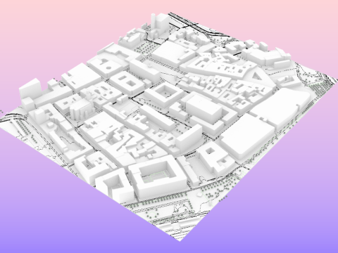 TopoExport Leipzip dxf dwg 3D Модель