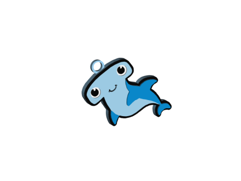Dolphin Keychain Model do druku 3D