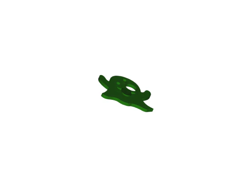 Cute Slime Monster Keychain 3D Print Model