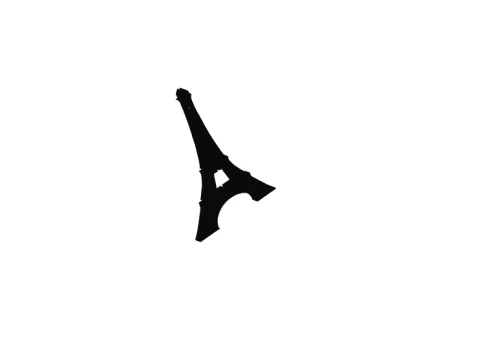 Eiffel Tower Keychain 3D Print Model
