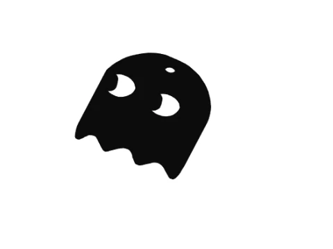 Chaveiro Fantasma PacMan Modelo de Impressão 3D