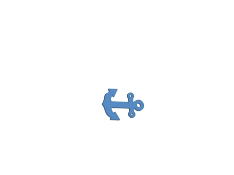 Boat Anchor Keychain 3Dプリントモデル