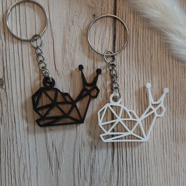 Chaveiro Caracol Modelo de Impressão 3D .c4d .max .obj .3ds .fbx .stl .blend