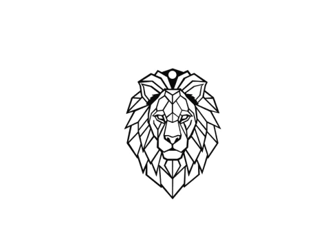 Chaveiro cabeça de leão Modelo de Impressão 3D