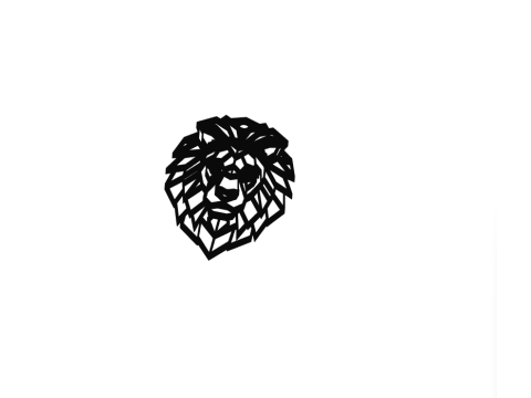 Lion head keychain 3D Print Model