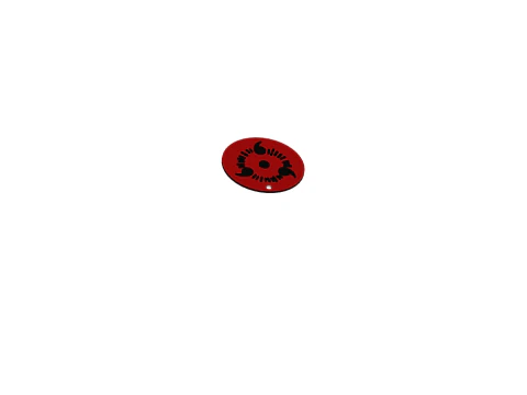 Sharingan-inspired round keychain 3D Print Model