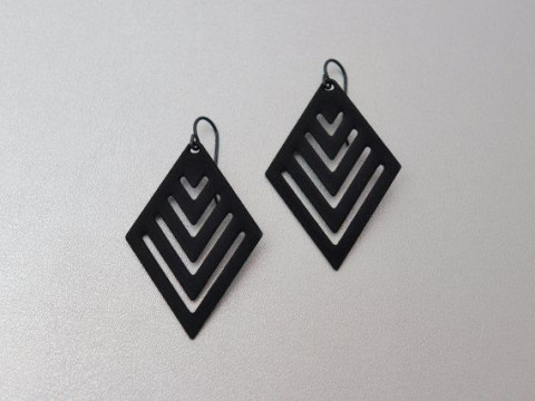 Shapes 1 earrings pendant jewelry 3D Принт Модель