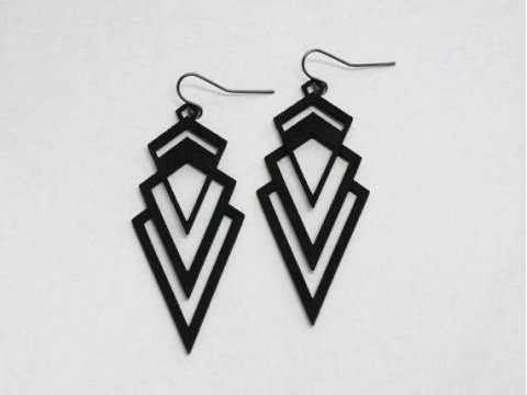 Shapes earrings pendant jewelry 3D Print Model