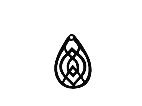 Shapes earrings pendant jewelry 3D Print Model