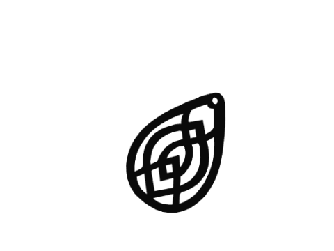 Shapes earrings pendant jewelry 3D Print Model