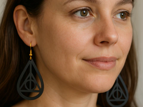 Şekiller k&uuml;pe takı 3D Baskı Modeli