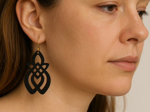 Shapes earrings jewelry Modelo de impresión 3D