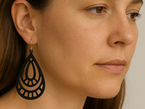 Shapes earrings jewelry Modelo de impresión 3D