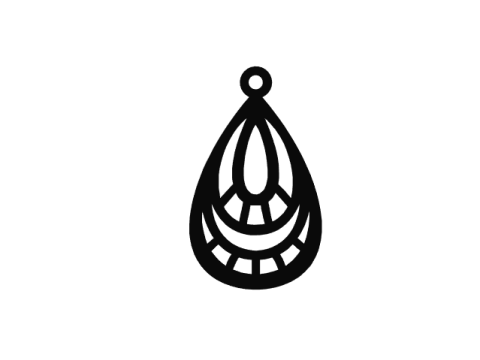 Shapes earrings jewelry 3D Print Model