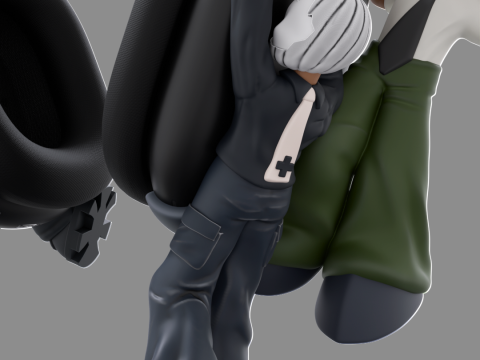 Bandage Boy Nobody Bunny Boy AirPods Max Attachment Model Cetak 3D