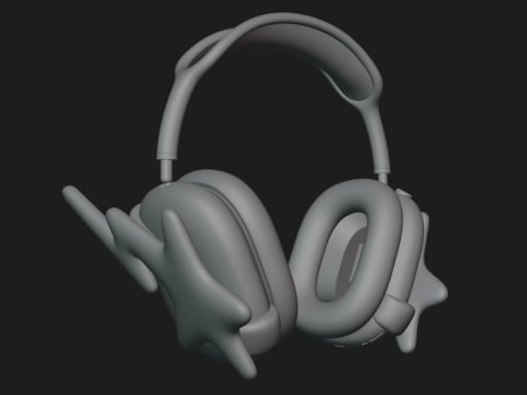 Candy Star AirPods Max attachment covers Modello di stampa 3D