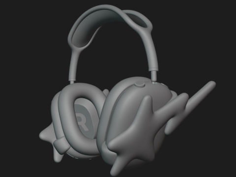 Candy Star AirPods Max attachment covers Modello di stampa 3D