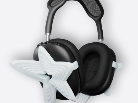 Star AirPods Max Attachment 3D Print Model