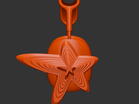 Star AirPods Max Attachment 3D Baskı Modeli