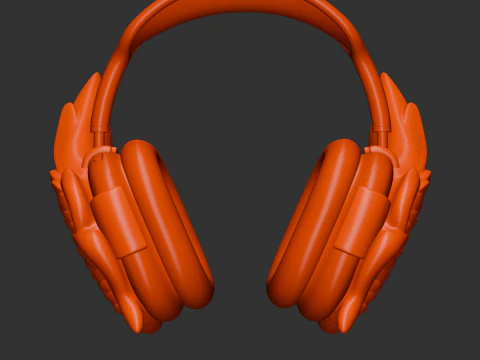 Feather Wings AirPods Max Attachment 3D Print Model