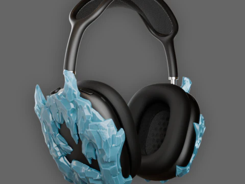 Attacco Ice AirPods Max Modello di stampa 3D