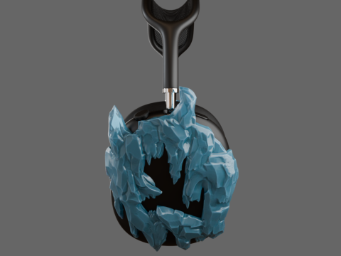 Ice AirPods Max Attachment 3D Принт Модель