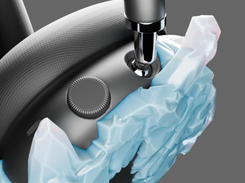 Ice AirPods Max Attachment 3D Принт Модель
