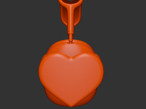 Heart AirPods Max Attachment Model Cetak 3D