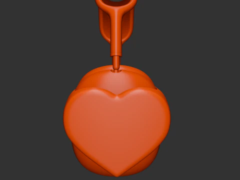 Heart AirPods Max Attachment 3D Print Model