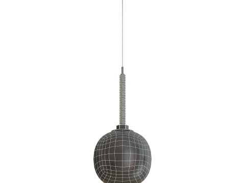 Blown glass Hanging lamp 3D Model