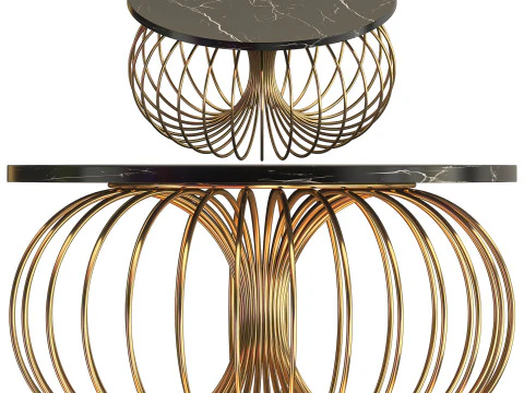 スリンクコーヒーテーブル 3Dモデル