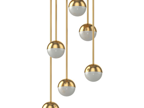 Hanging Lamp Imperium Loft Cedar and Moss 3D Model