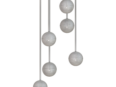 Hanging Lamp Imperium Loft Cedar and Moss 3D Model