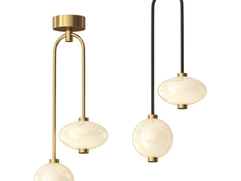 H&auml;ngelampe DARIA B 3D Modell