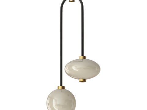 Hanging lamp DARIA B Modèle 3D