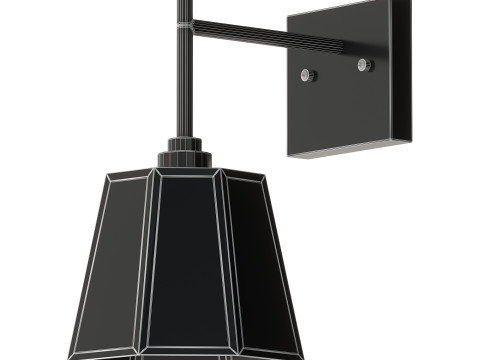 Vintage Moir Wall Lamp 3D 模型