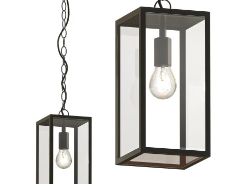 LANT MIRAGE ガラス屋外ペンダントランプ 3Dモデル