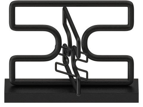 Sculpture Black Moza 3D 모델