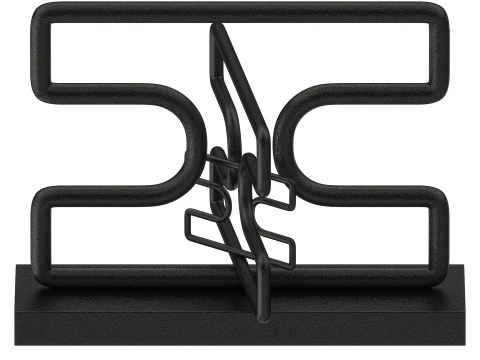 Sculpture Black Moza 3D Model