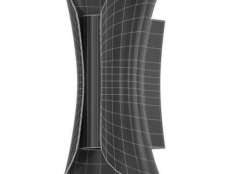 Wall Lamp Krista Hightech 3D 모델