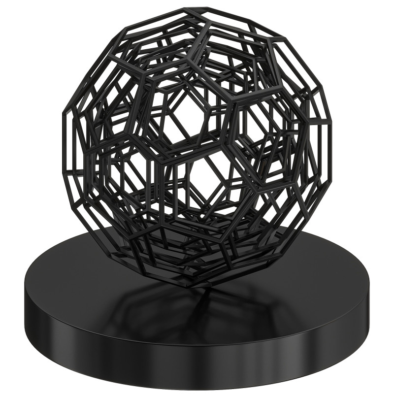 Sculpture Black Thought 3D 모델 .c4d .max .obj .3ds .fbx .stl .blend