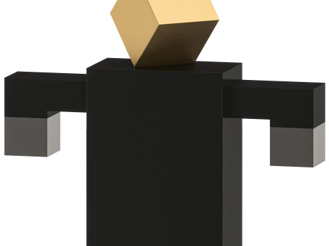 Sculpture Robot 3D Model