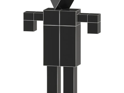 Sculpture Robot 3D Model