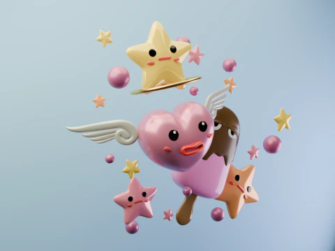 Sweetie Squad 3D Model