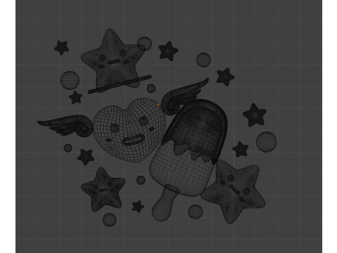 Sweetie Squad Model 3D