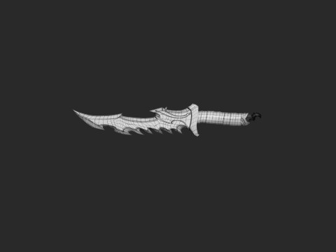 Solo Leveling Anime Inspired Dagger - Knightkiller 3D Print Model